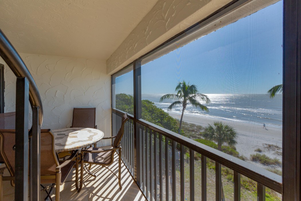 View from Master Suite to Beach and Lanai