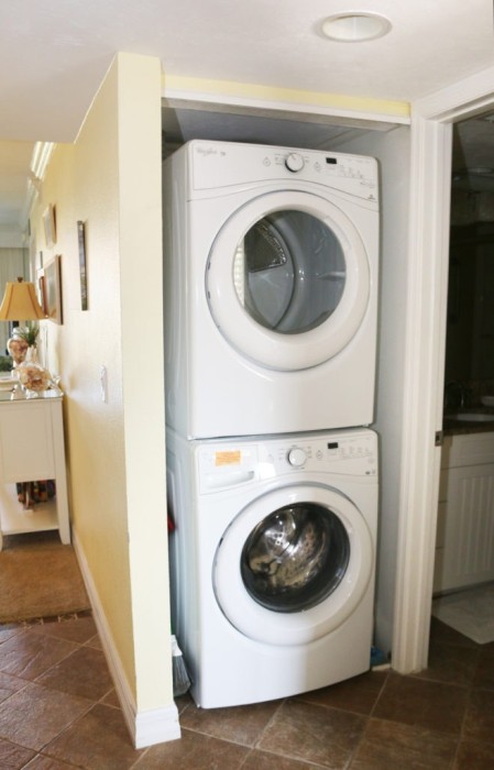 Full sized washer & dryer in unit