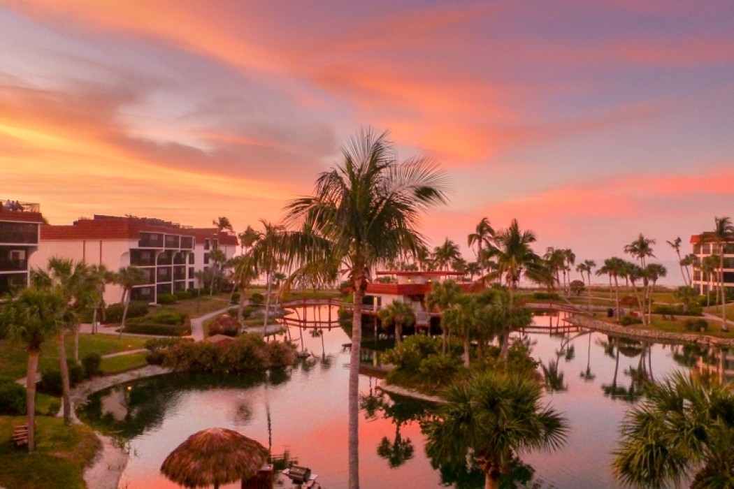 Sunrise view taken from Master Bedroom.
