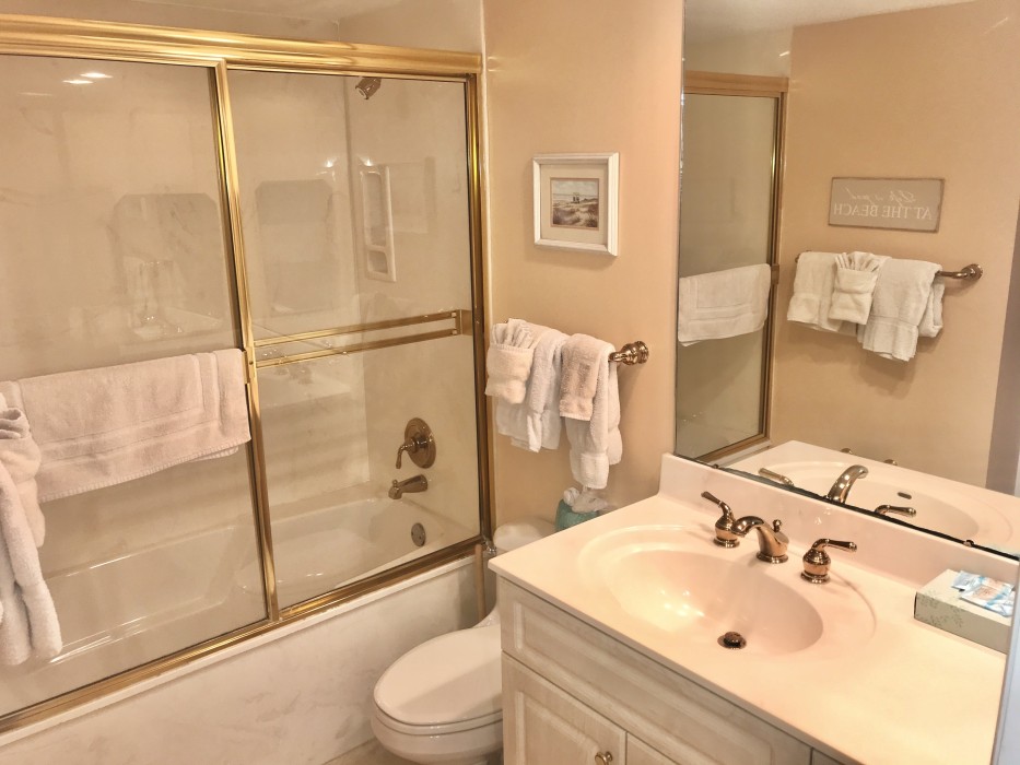 The guest bathroom