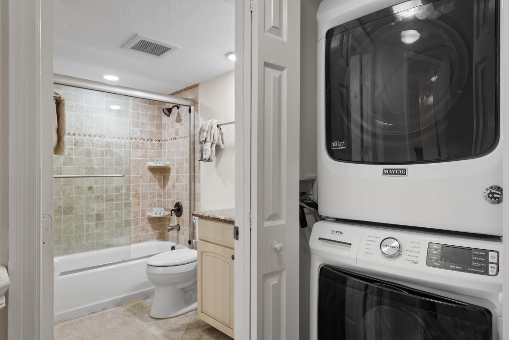 E45: Washer/Dryer Cupboard to The Right. Guest Suite to the Left