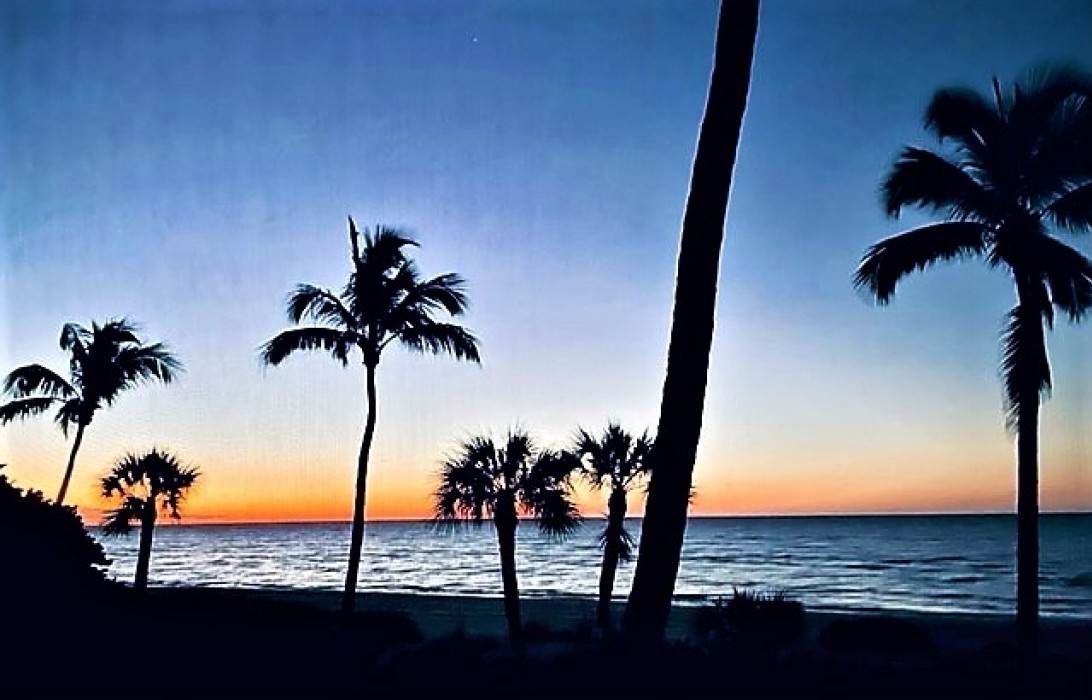 Sunrise to the East - viewed from lanai