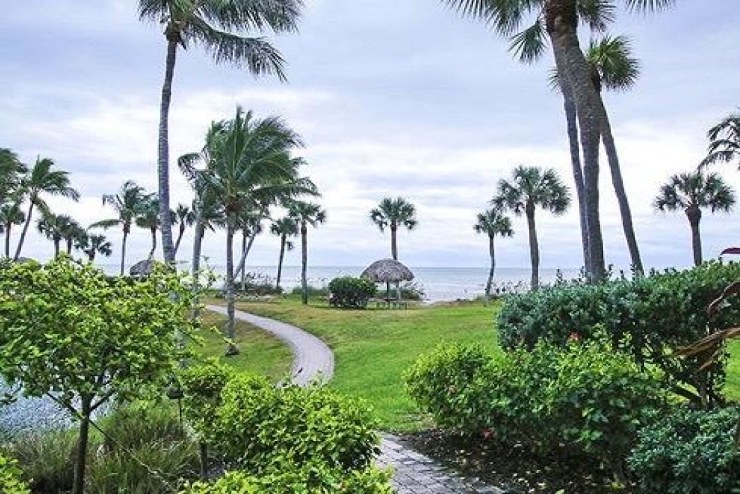 View from our lanai (as expected after construction).