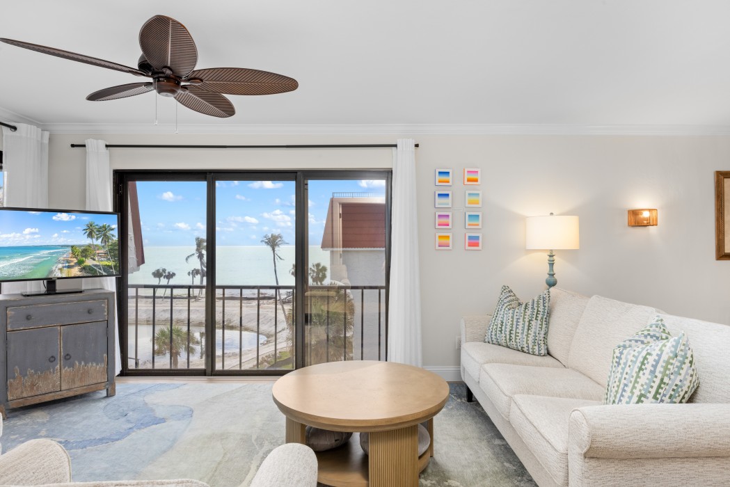 Gulf View From Living Room