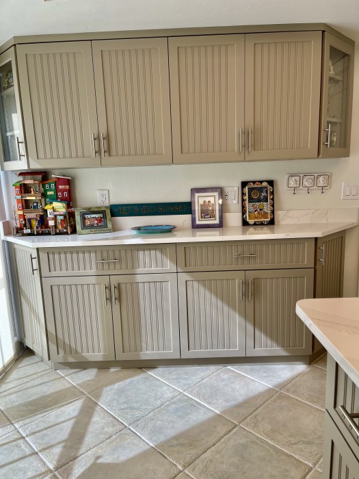 Kitchen Bar Cabinets, great place to find wine glasses, etc.