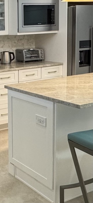 Lots of charging stations throughout!