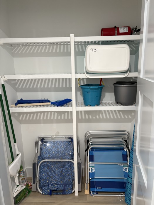 Beach towels, chairs, umbrella, cooler and toys provided for your fun in the sun!