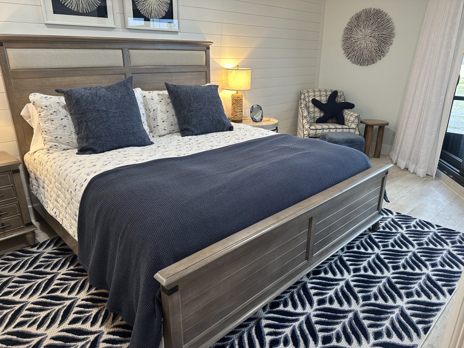 Master bedroom, with a King bed