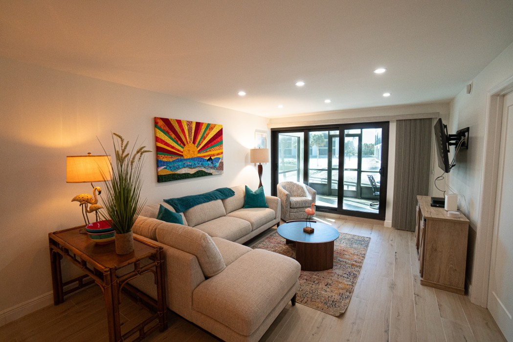 Living area and Lanai