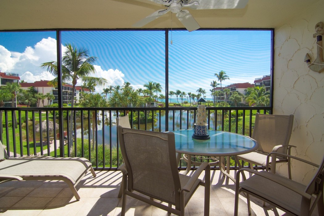 Lanai overlooking the gulf