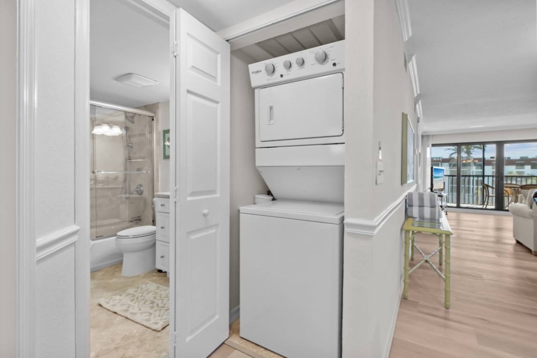 Full washer and dryer