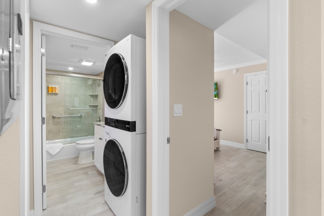 Washer and dryer