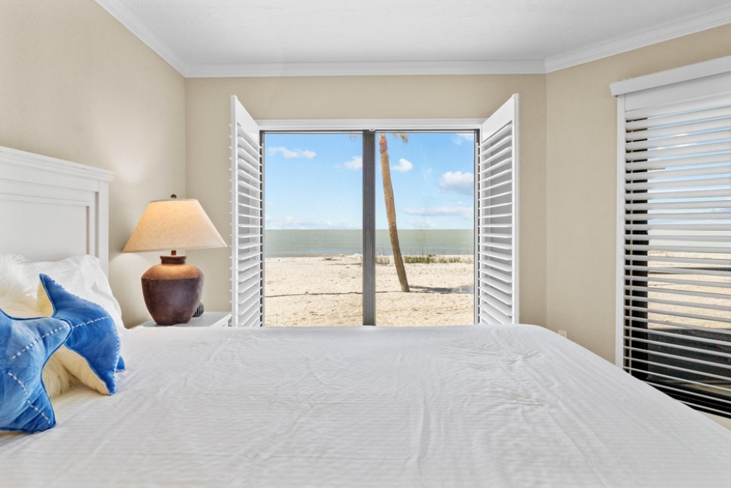 Gulf front from master bedroom