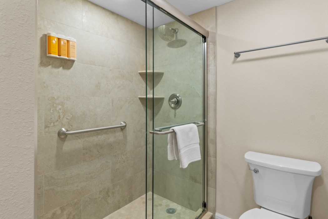 Master bathroom walk-in shower