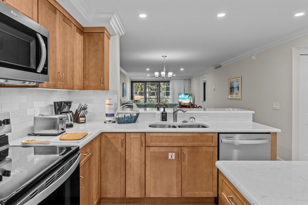 Kitchen with new appliances