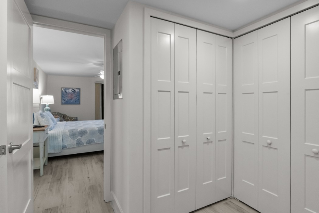 Master bathroom closet