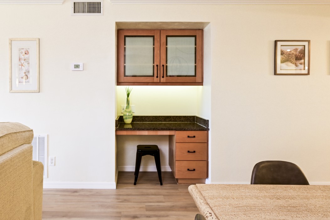 A desk nook for your computers or charging