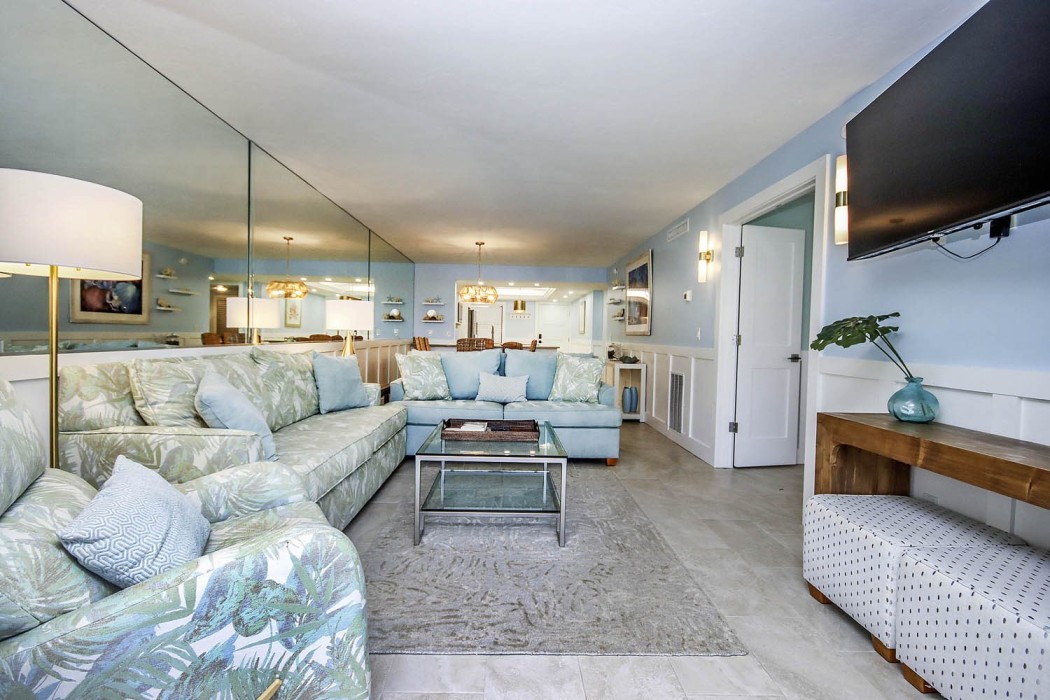 The Living Room looking through to the Dining Room