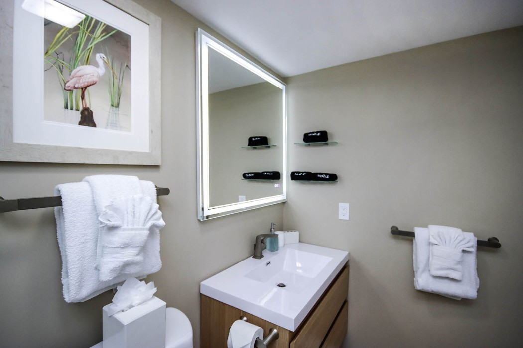 A closer look at the second bathroom