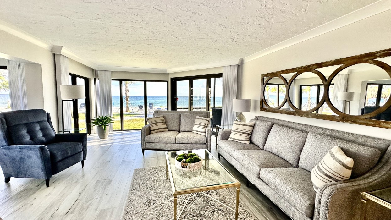 Enjoy beach, lagoon and pool views from every vantage point.