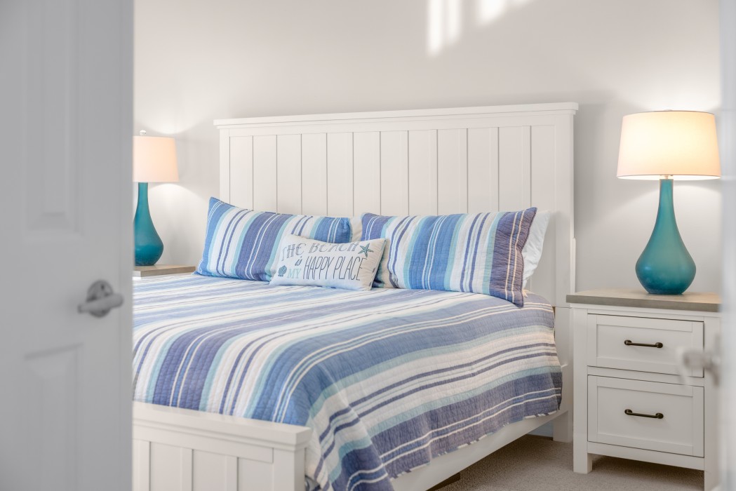 Master Bedroom with California King Bed and Direct Access to the Lanai