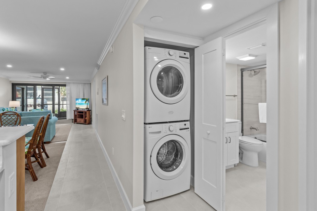 Full washer and dryer