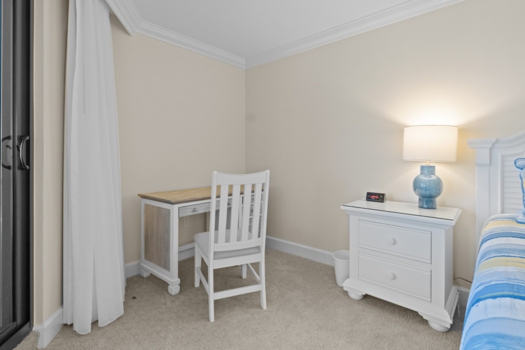 Desk in master bedroom