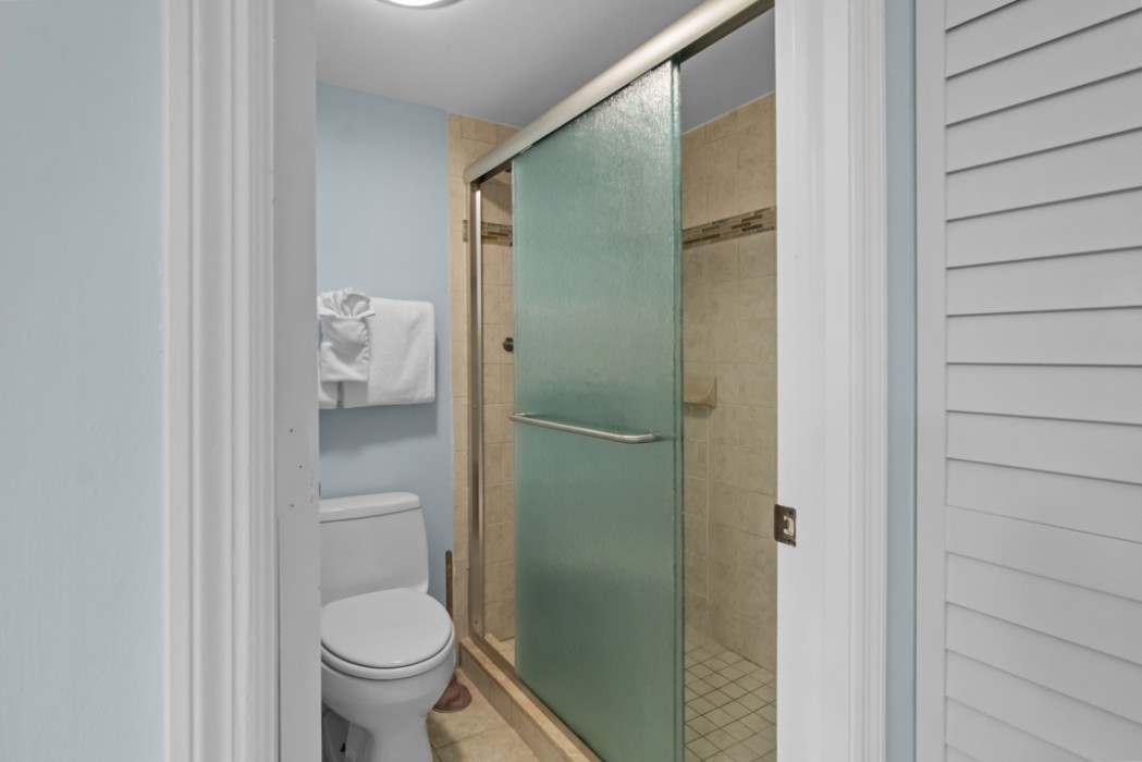 Master bathroom walk-in shower