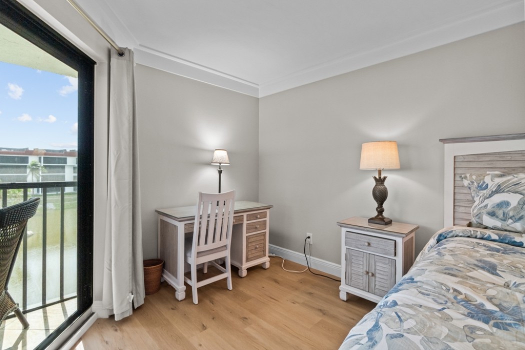 Desk in the master bedroom