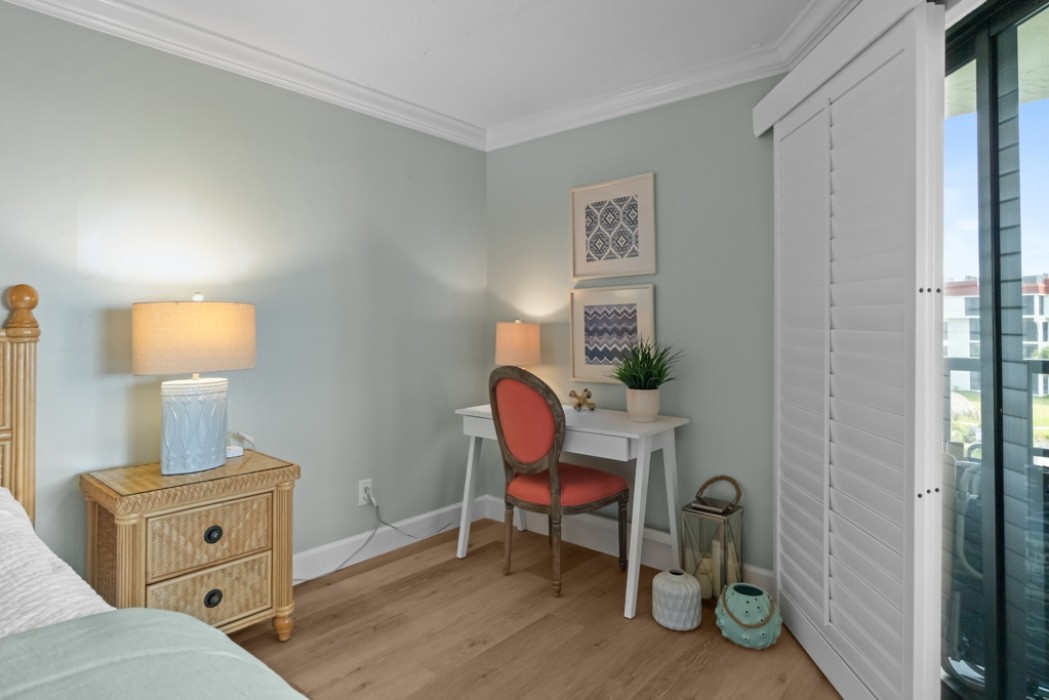 Desk in master bedroom