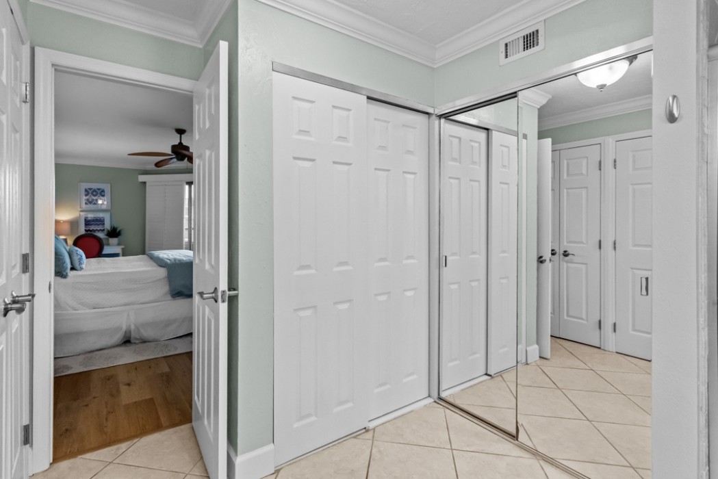 Closet in master bathroom